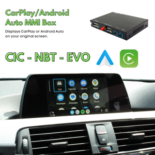 BMW CIC NBT EVO CarPlay Android Auto MMI box retrofit Youtube USB Rear camera